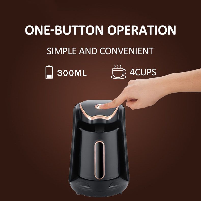 Household Heated Coffee Cup Turkish Coffee Pot Portable Office Coffee Tea Maker_voghion.com