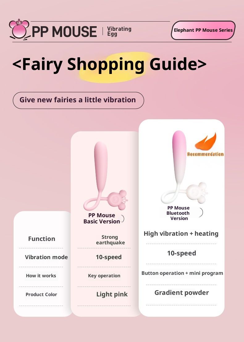 LuvBox Elefant PP Maus Mini-Vibrator für vaginale Anwendung, Masturbator zur Stimulation im Studentenwohnheim, kleines Spielzeug mit Bluetooth-Fernbedienung_voghion.com