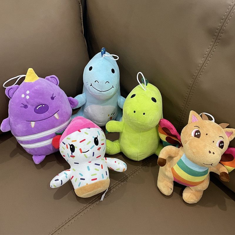 Deep Elizabeth Dinosaur Moriah Plush Toy Puppet Childrens Gift Customized Short Plush Animal Filled Cotton Pp_voghion.com