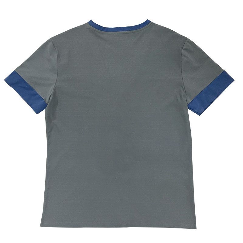 Instagram 2024 Saldi Estivi Maglietta Casual da Uomo a Maniche Corte con Scollo a V e Grandi Righe_voghion.com