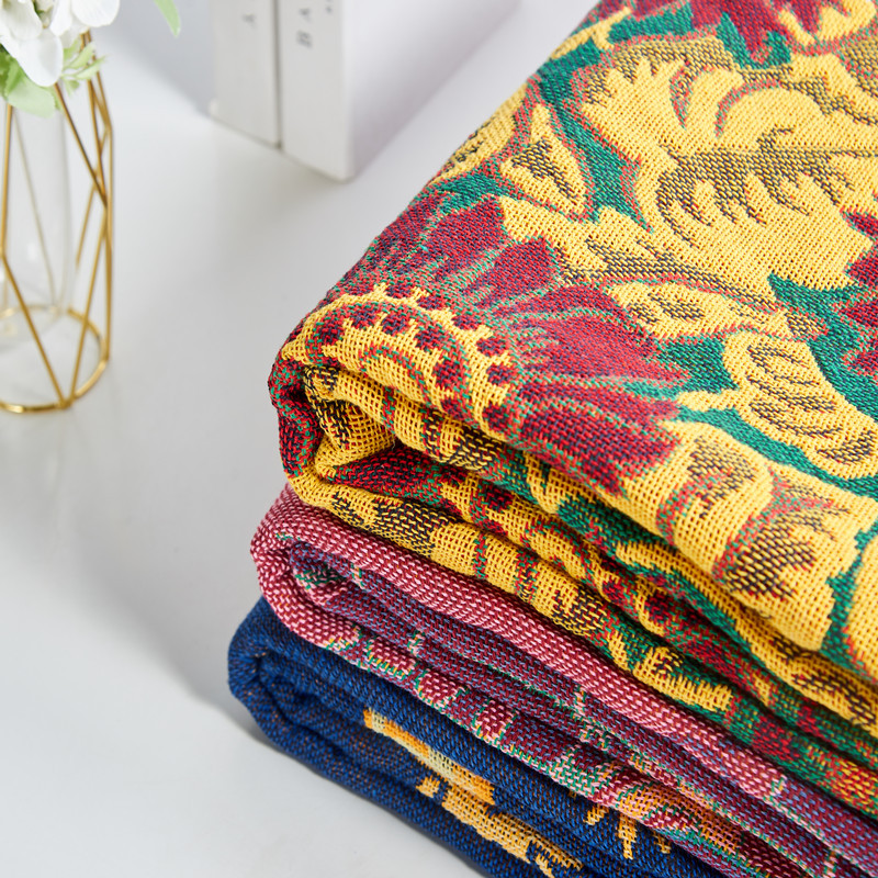 Serviette de canapé de style européen paresseux épaissie à double face, nappe de table à thé, couverture exposée domestique, coussin de canapé_voghion.com