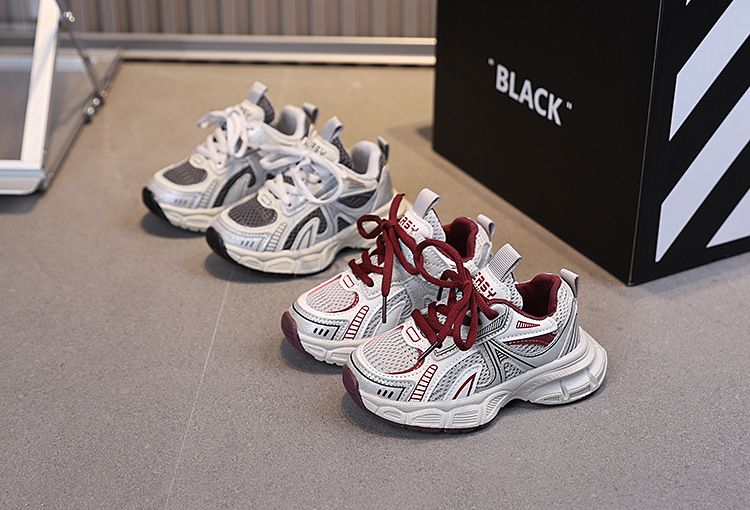 Mutter & Kinder Kinder Sport Atmungsaktive Mesh Modische Trend Laufschuhe_voghion.com