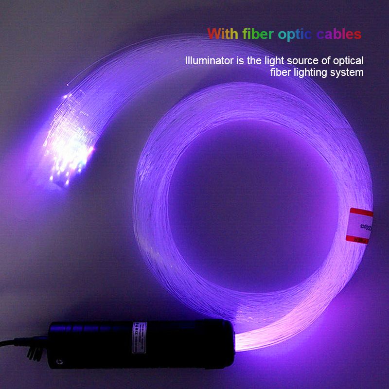Lights Kit RGBW Roof Light Bluetooth App Music Control Car Starry Sky Ceiling Lamp Twinkle Fiber Optic Star DC 12V_voghion.com