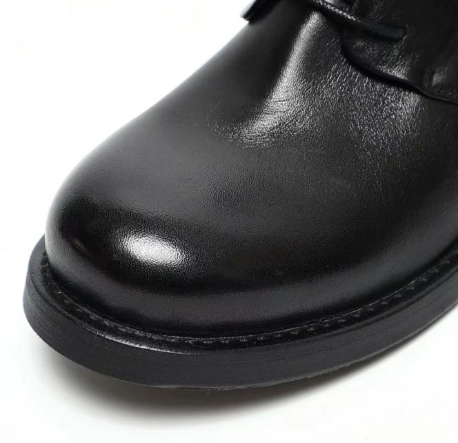 Stivali da uomo nuovi autunnali e invernali Derby scarpe suola in pelle_voghion.com