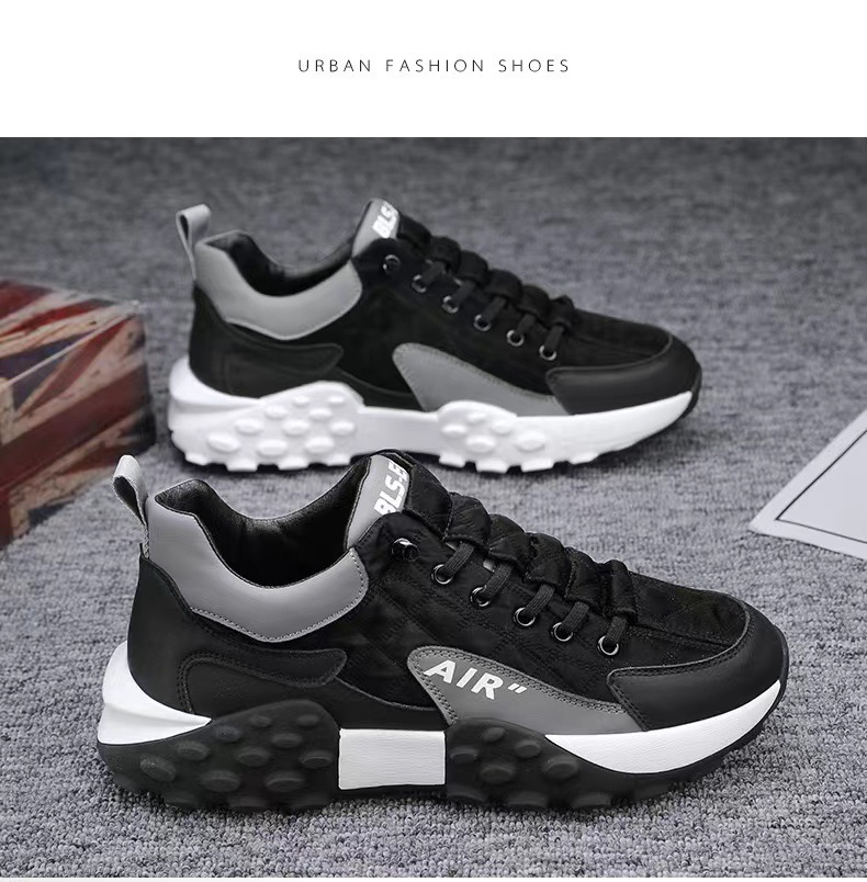 Papà con la suola spessa 2024 primavera versione coreana comoda corsa Forrest Gump scarpe sportive traspiranti alla moda dal taglio basso_voghion.com