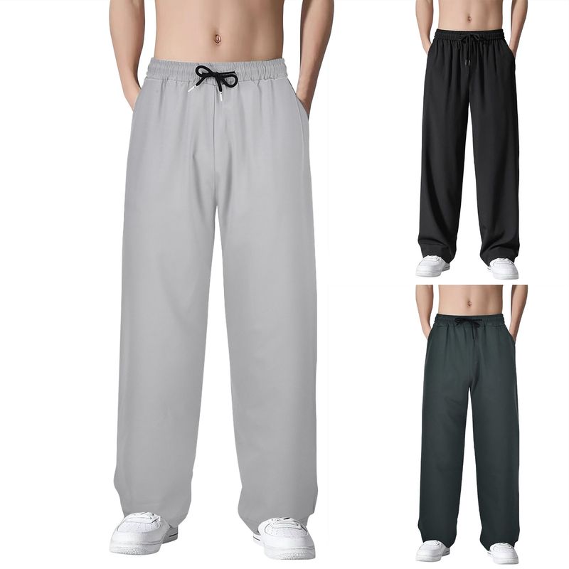 Mies Housut Verryttelypuku Verryttelyhousut Urheiluvaatteet Kuntosali Työvaatteet Kesä Lenkkerit Baggy Y2k Suorat Isokokoiset Housut Pantalones_voghion.com