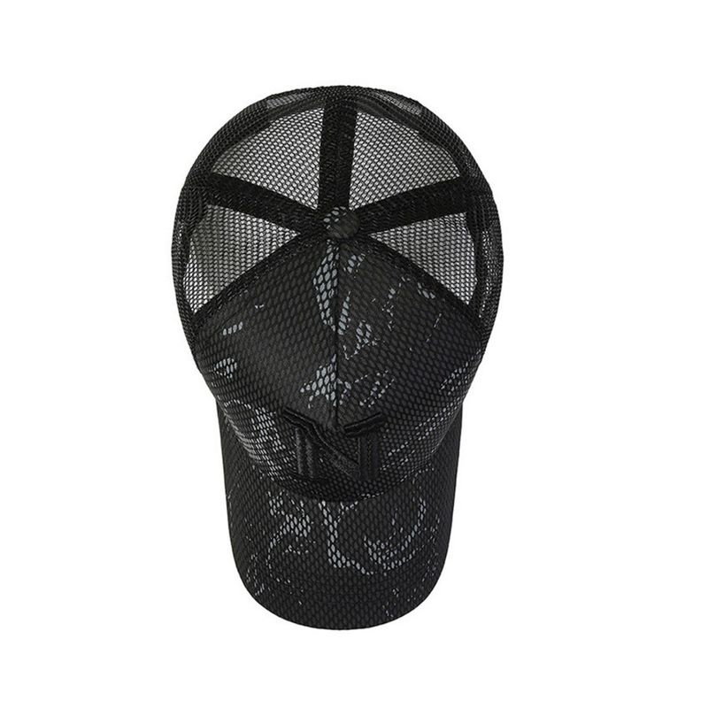 Été Nouveau Filet Hommes Baseball Édition Coréenne Pare-Soleil Lettre Soleil Sports De Plein Air Canard Langue Chapeau_voghion.com