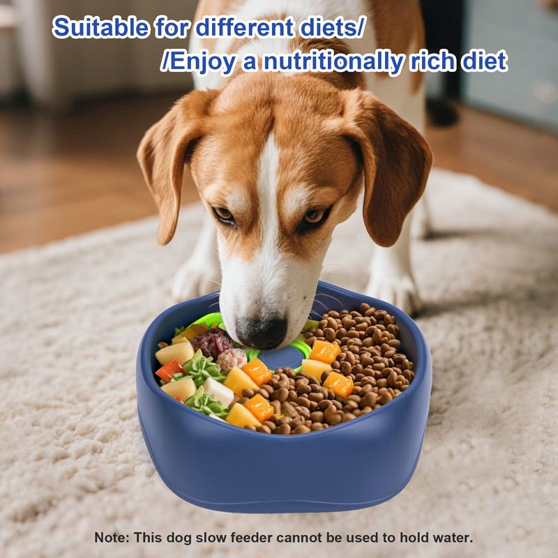 New Pet Feeder Bowl Dish Rotating Plate Puzzle Boredom Relief Slow Eating Training Dog Foraging Toy_voghion.com