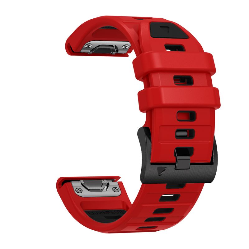 Watchbands Two-color Quick-release Silicone Strap 7x 22/26mm_voghion.com