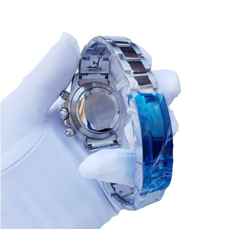 Orologio meccanico automatico impermeabile Daytona New Business da uomo, 40 mm, in acciaio 904L_voghion.com