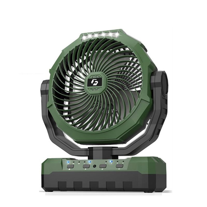24000mAh Camping Fan 9in Rechargeable Battery Operated USB Table Fan_voghion.com