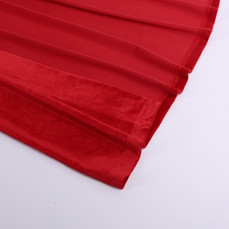 Women's Clothing Autumn and Winter New Style Temperament Slim Breast Showing Sexy High Waist Gloves Dress Dress for Women_voghion.com