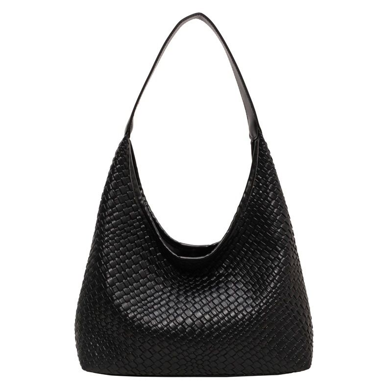 Nuova borsa da viaggio versatile da donna, di grande capacità, con tracolla in tinta unita e testurizzata, dal design alla moda._voghion.com