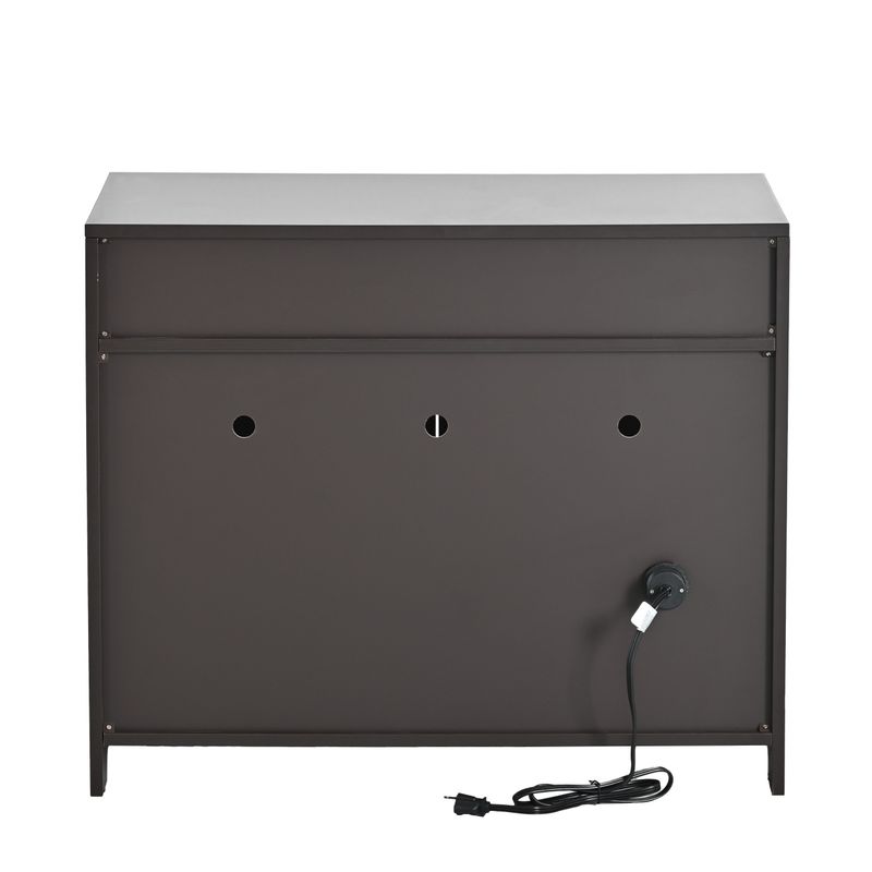 Litter Box Enclosure, Cat Litter Box Furniture With Hidden Plug, 2 Doors,Indoor Cat Washroom Storage Bench Side Table Cat House, Large Wooden Enclused Litter Box House, Esspresso_voghion.com