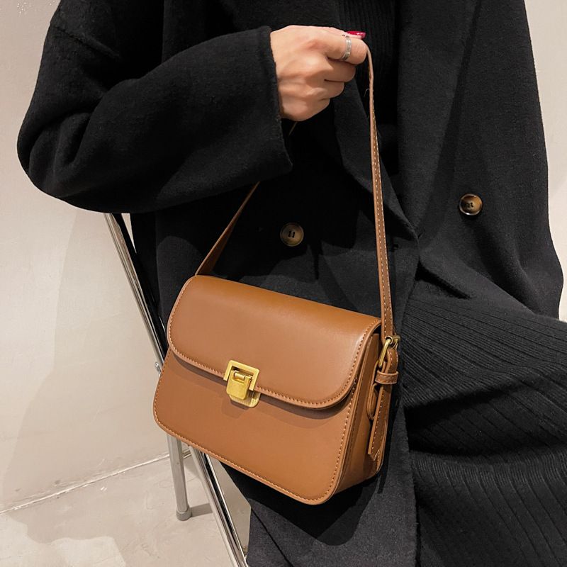 High-End für Damen 2023 Neue trendige Mode Vielseitige strukturierte Nischen-Crossbody-Tasche mit einer Schulter, quadratisch, kleine Tasche_voghion.com