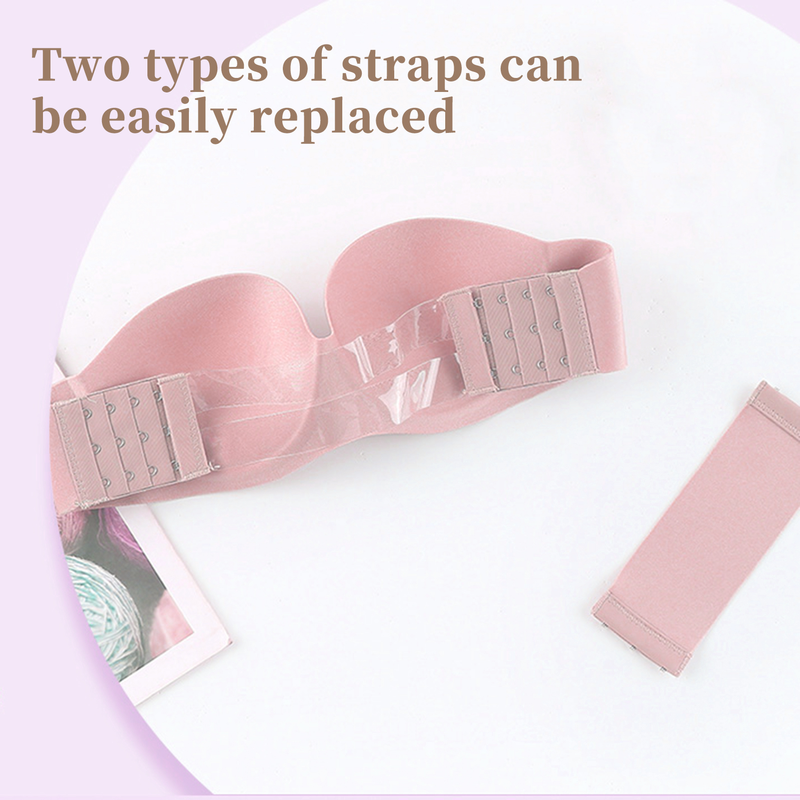 Weizhifu femei sutien invizibil fără bretele sutien fără fir dintr-o bucată respirabil corset push up lenjerie intimă non-alunecare bralette lenjerie intimă feminină_voghion.com