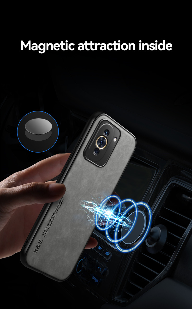 Custodia antiurto in pelle retrò di lusso per Huawei Nova 10 9 SE 7 Pro 6 5 P50 P30 Pro P20 P40 Lite con cornice in silicone morbido_voghion.com