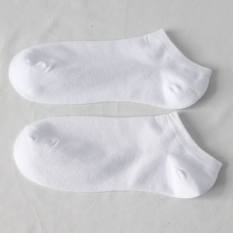 Übergroße Bootssocken für Herren, dünne, einfarbige Socken, feuchtigkeitsableitende Baumwollsocken und Söckchen_voghion.com