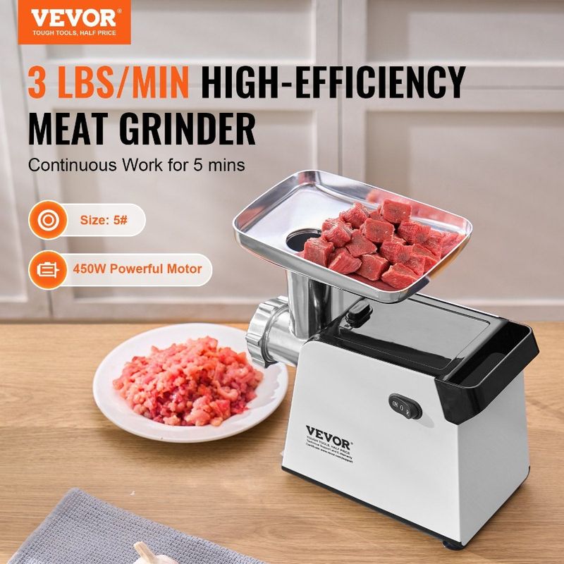 Electric Grinder Kitchen 3 Min Stuffer Home Lbs For Meat Sausage Maker_voghion.com