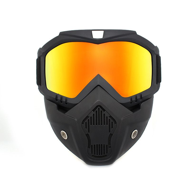 2025s Windproof Dustproof Cycling HD Transparent Goggles Welding Protective Mask Full Face Windshield_voghion.com