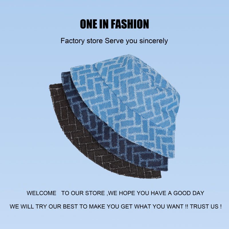 Veca retro džinsa kausa cepure, daudzpusīga ubaga cepure, saules aizsargkrēms sejai, maza kausa cepure_voghion.com