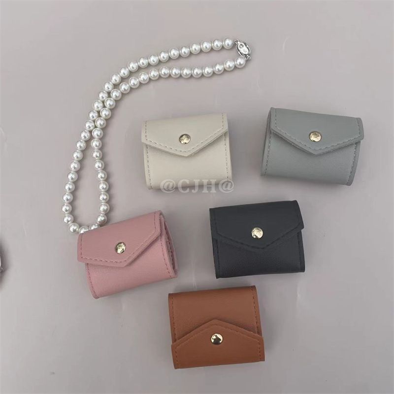 PU lederen mini-sieradentasje, zilvergoud, kleine opbergtas, Palm kleine sieradentasje_voghion.com