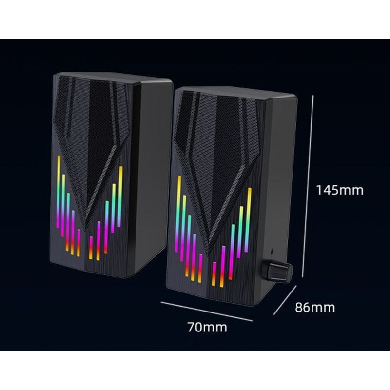 Altavoz mini subwoofer con cable USB y alto volumen para ordenador de escritorio, teléfono móvil, modelo nuevo_voghion.com