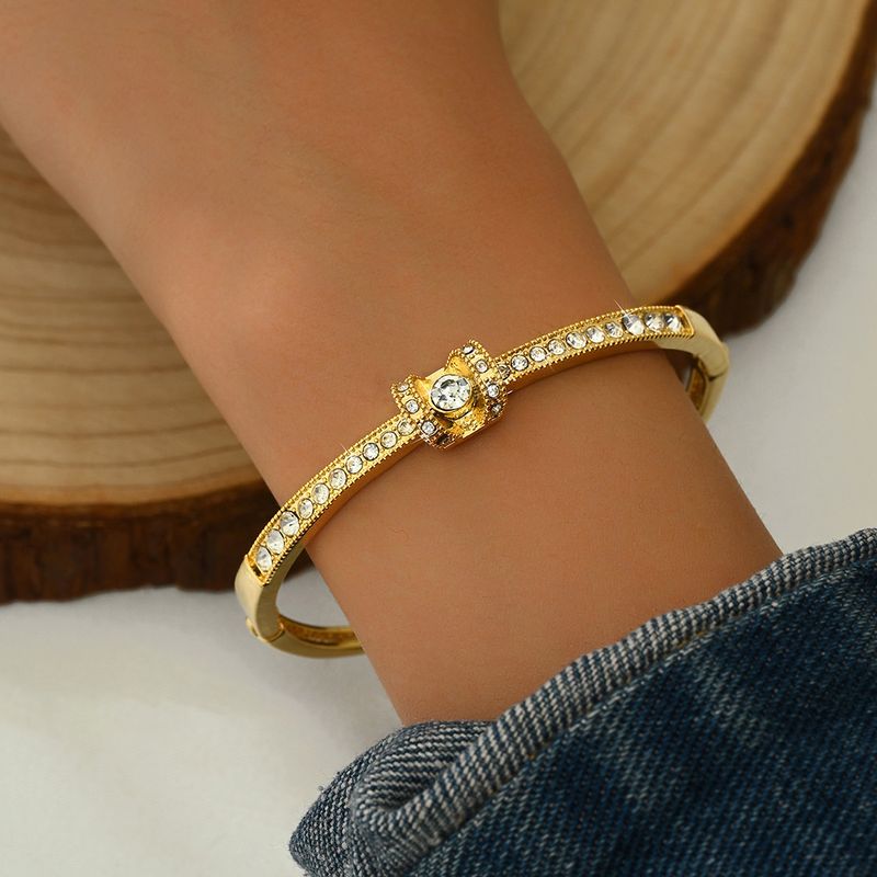 Geometreschen Diamant Réimeschen Ring Frëndin Bracelet Internet Promi Personaliséiert Villsäiteg Einfach Handgemaach fir Fraen_voghion.com