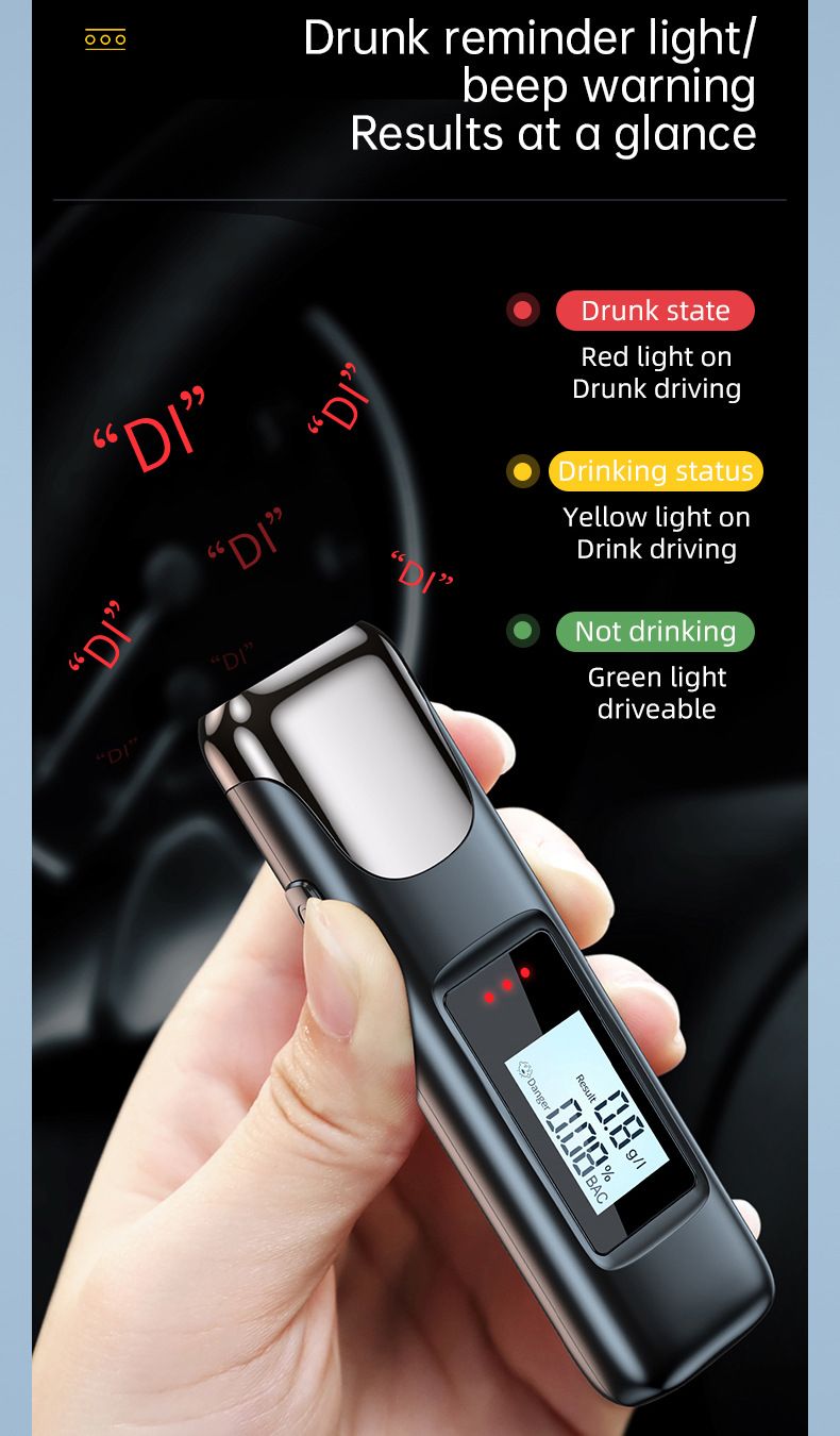 High-Precision Drunk Driving Detector Hot-Selling Breath Alcohol Tester_voghion.com