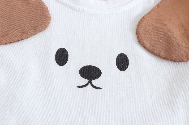 Jongen Little Bear Kuerzärmel-Set 2024 Nei cool a schéin Babykleeder Kannersport Summerkleeder_voghion.com