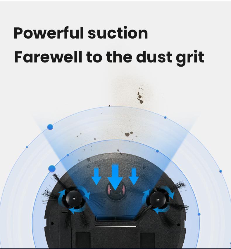 5-in-1 Kabelloser Intelligenter Roboter-Staubsauger, Multifunktional,superleise, Staubsaugen,Wischen, Befeuchten Für Den Heimgebrauch, Haushaltsgeräte_voghion.com