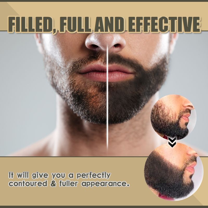 East Moon Men's Waterproof Brush Beard Shape Filling Pen_voghion.com