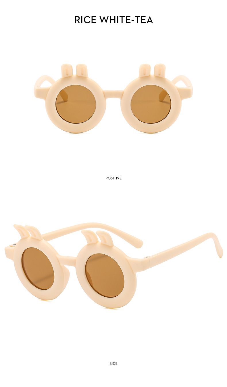 Kids'sunglasses New children's UV sunglasses baby cute children rabbit sunglasses men's and women's cartoon tide glasses_voghion.com