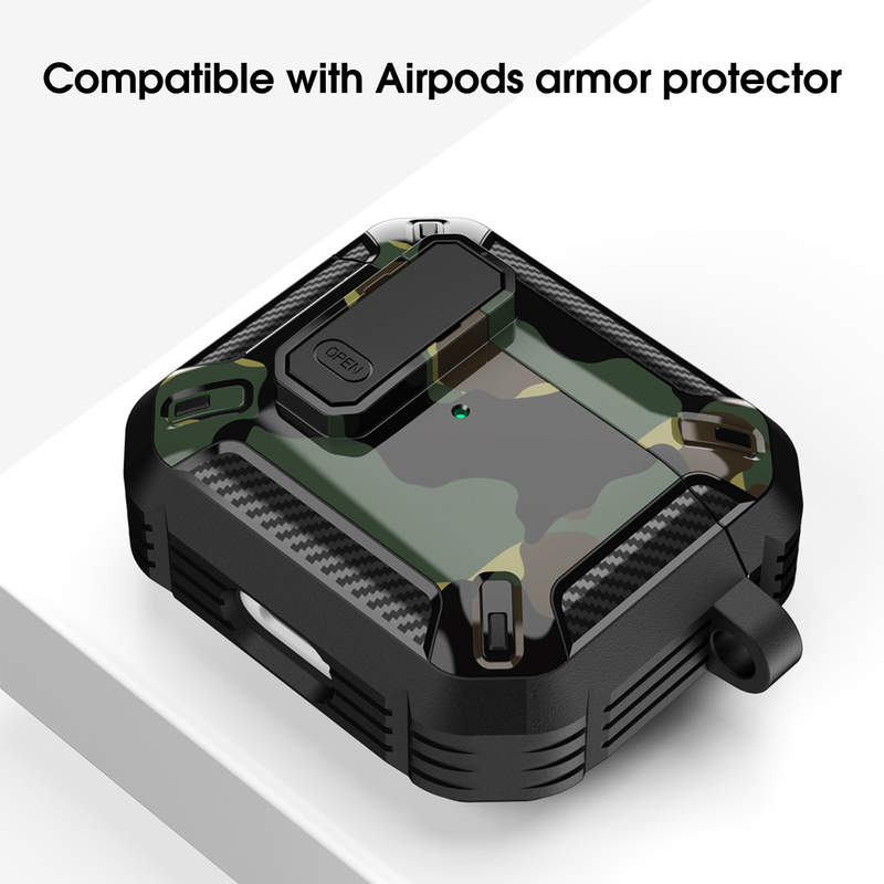Hitech Beschermende Huid Anti-val Schokbestendig Waterdicht TPU Bluetooth-compatibel Oordopjeshoesje voor 3_voghion.com