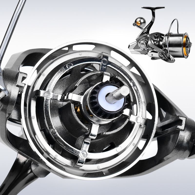 G Drag Sea Boat Lure Fishing Metal Stand Spinning Reel 4.8:1 Ultra Long Cast 6+1BB_voghion.com