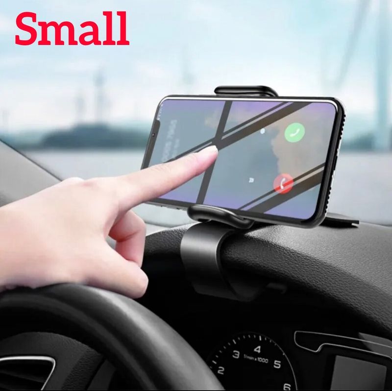 Universal Mobile Car Phone Holder Rear View Mirror Mount Stand 360° Rotatable UK_voghion.com