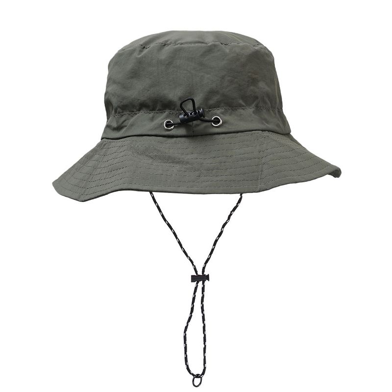 Hot Sale Summer Large Size Waterproof Bucket Hats Foldable Adjustable Drawstring Fisherman Caps Outdoor Beach Sun Hat Casual_voghion.com