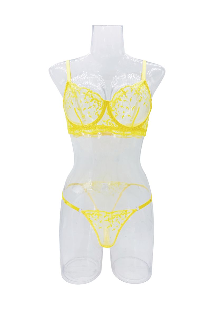 Kajiano Cross Border Foreign Trade Autumn New Mesh Embroidery Perspective Sexy Niche Design Emotional Fun Suit With Steel Ring_voghion.com