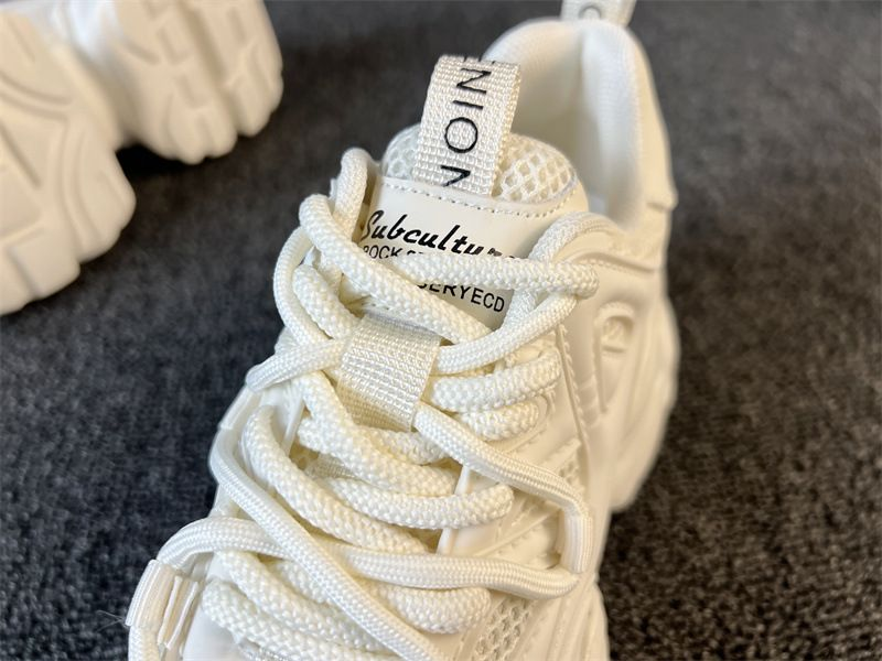 Mesh respirabil cu talpa groasa tata femei versatile alb sport casual confortabil pantofi mari inaltime 6cm_voghion.com