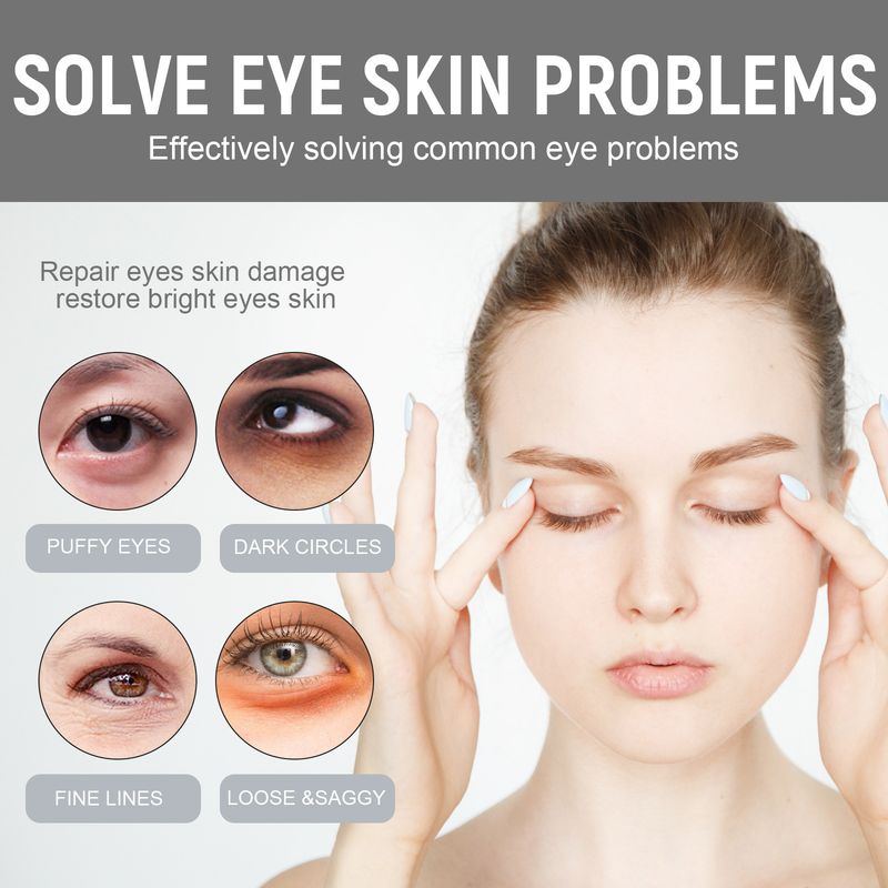 EELHOE Collagen Hyaluronic Acid Massager Softens Skin Around The Eyes, Lightens Fine Lines, And Care Eye Cream_voghion.com