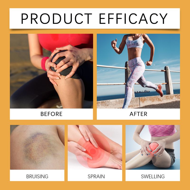 Crema para el cuidado de las articulaciones a base de hierbas y jengibre que alivia el dolor muscular en las articulaciones de las rodillas Crema para el cuidado del masaje corporal_voghion.com