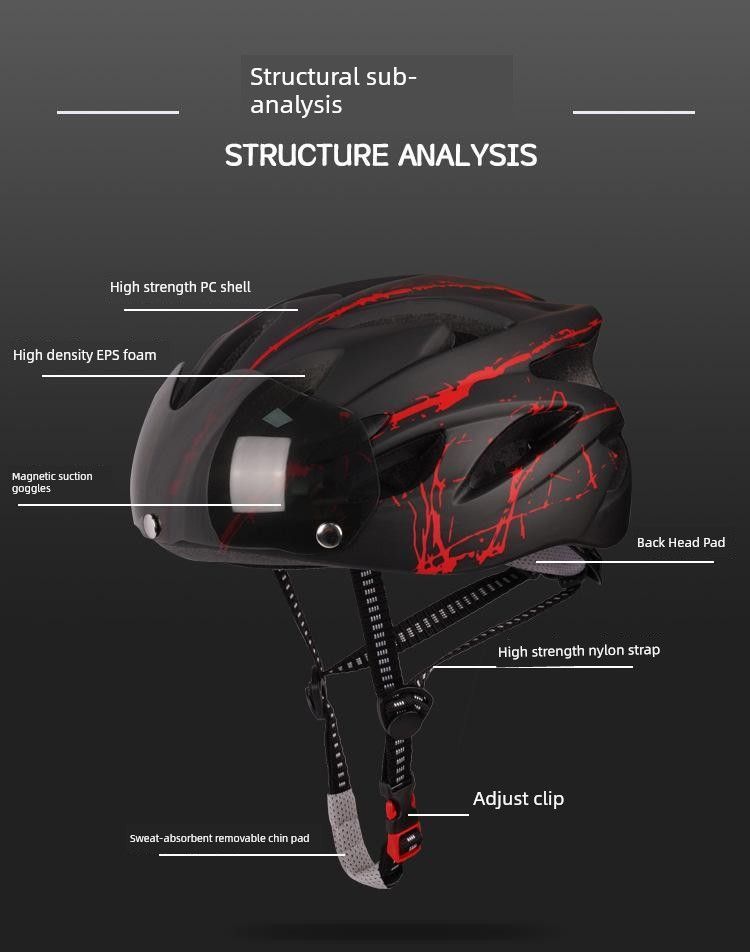 Take-out Driving Magnetic Lens Porous Breathable Rider_voghion.com