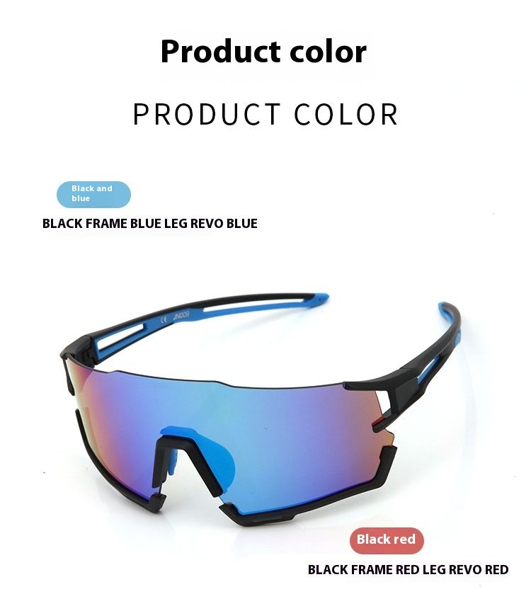 Marathon-Laufbrille, polarisierte Sport-Sonnenbrille mit großem Rahmen für den Außenbereich, winddichte Fahrradbrille für Herren_voghion.com