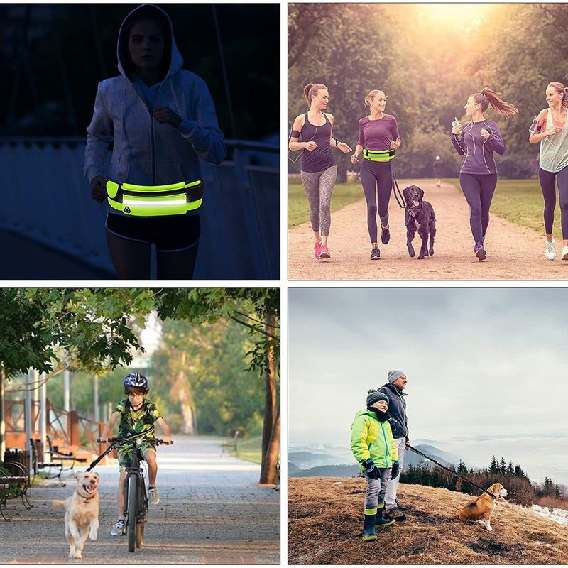 Buitensporten Huisdier Heuptas Lijn Reflecterend Elastisch Anti-botsing Hardlopen Comfortabel Zacht Sterk Touw_voghion.com