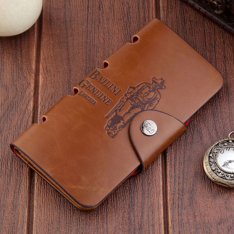 Constant Victory Herren-Geldbörse, multifunktional, Dollar-Clip, Leder, lange Anzugtasche_voghion.com