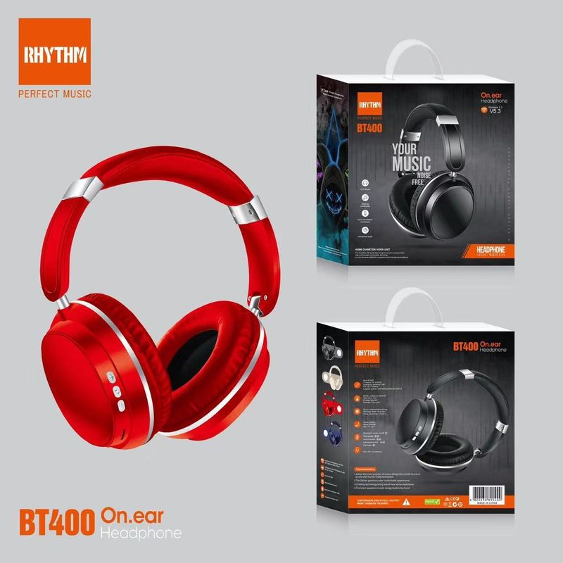 BT400 Wireless Earphones Folding and Stretching Bass Stereo Card Insertion Sport JB400 Bluetooth Headwear_voghion.com