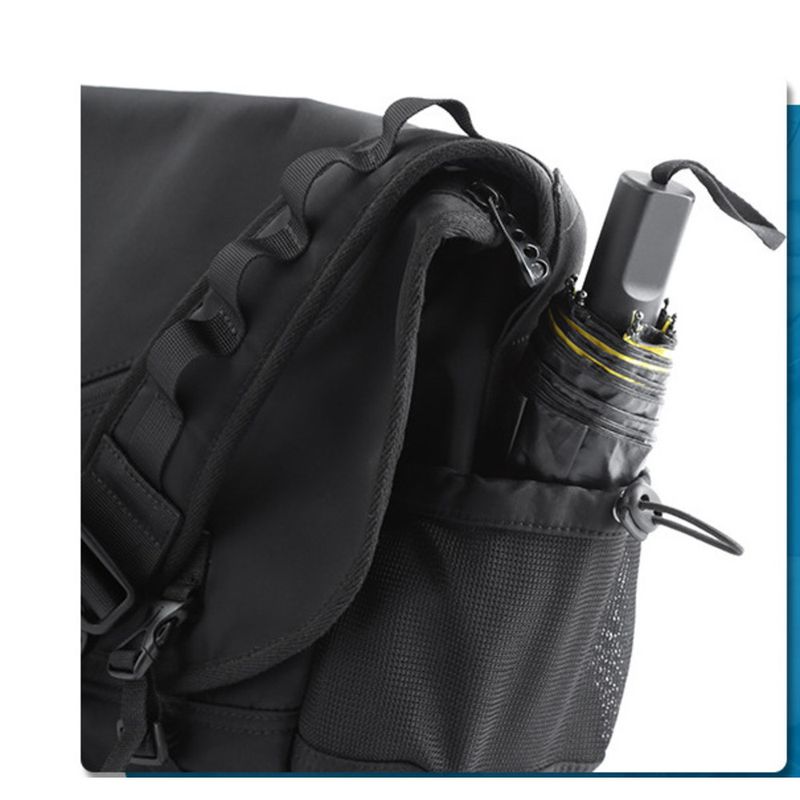 Street Tide Herren-Umhängetasche mit einer Schulter, einfach und vielseitig, Messenger Bag kann maschinell verwendet werden, Arbeitskleidung, Rucksack kann verwendet werden,_voghion.com