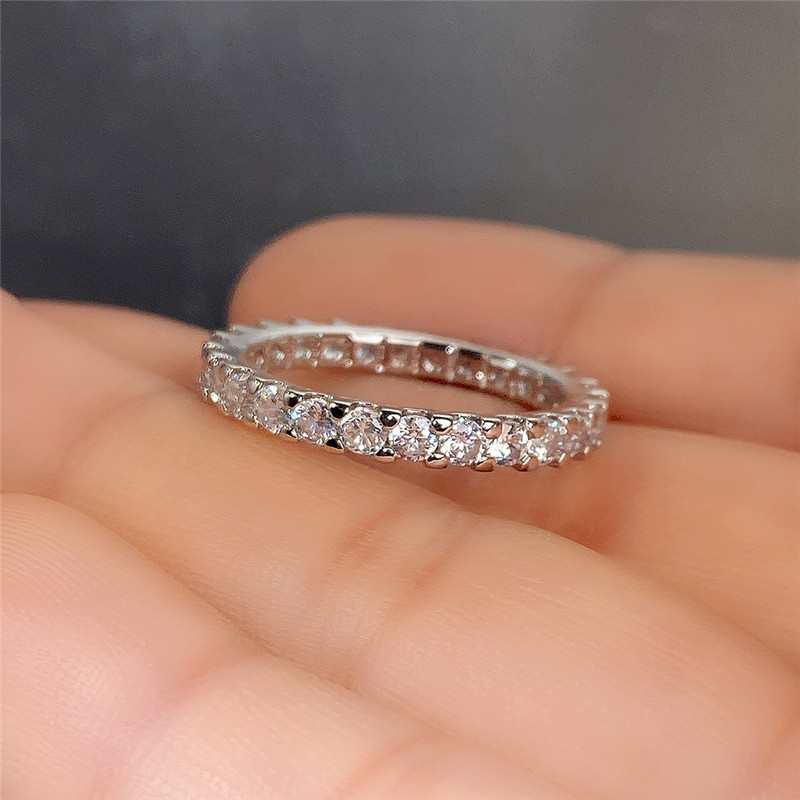Nuovo set di moda di lusso leggero con anello in zircone di simulazione completa per le donne del gruppo All Sky Star di Cao Shi_voghion.com