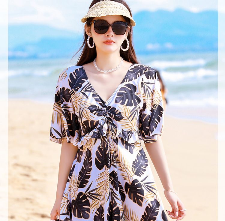 Nuovo costume da bagno intero da donna, modellante, snellente, classico, adatto a madri di mezza età e anziane, caldo_voghion.com