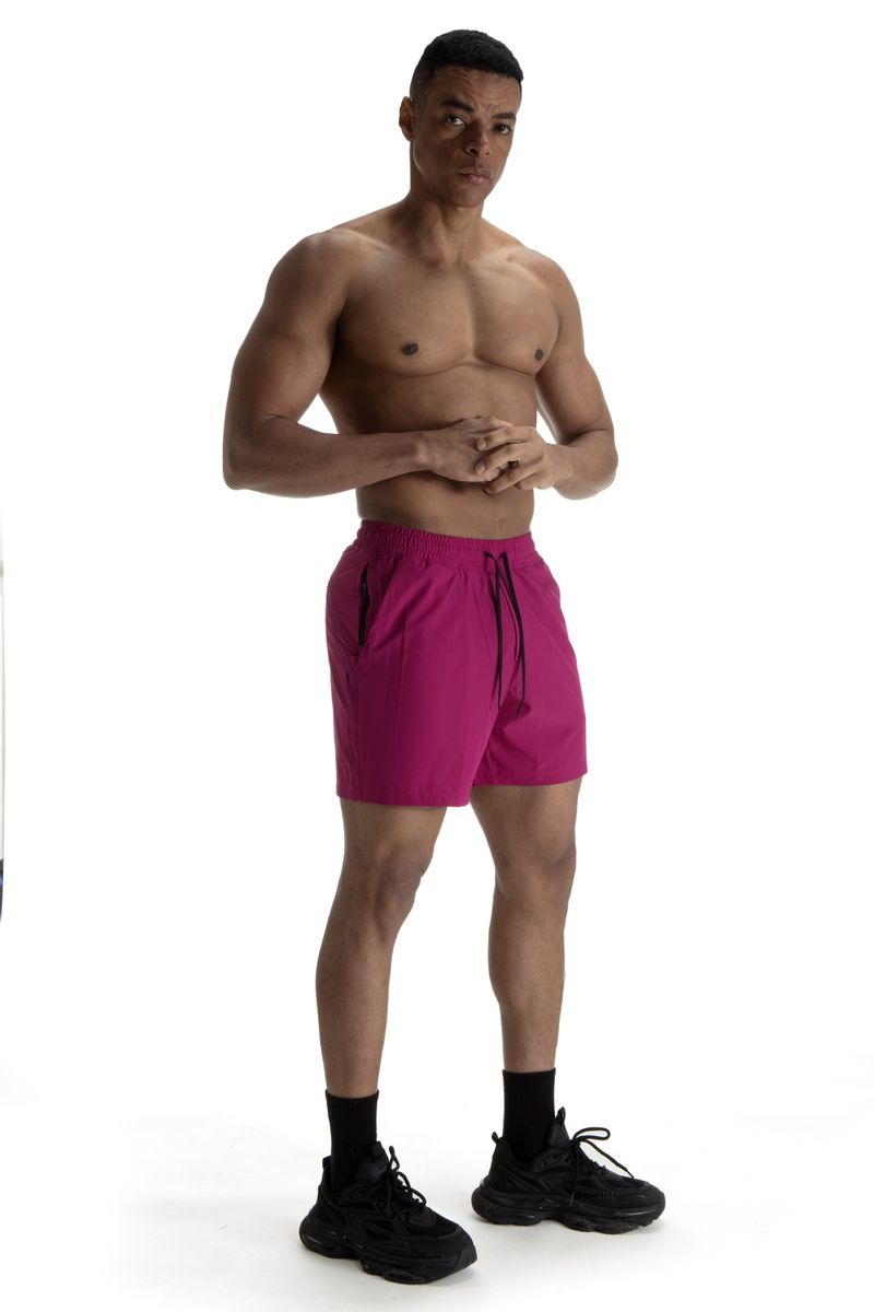 Men's Multi-Sport Training Shorts - Lightweight & Quick-Dry For Running Pickleball & Gym (4-Way Stretch UPF50+ Black/Blue S-XXL)_voghion.com